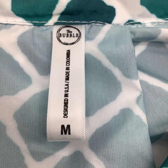 The Bubble Womens‎ Poncho Lefty Hooded Jacket Green Size Medium NWT - Picture 13 of 14